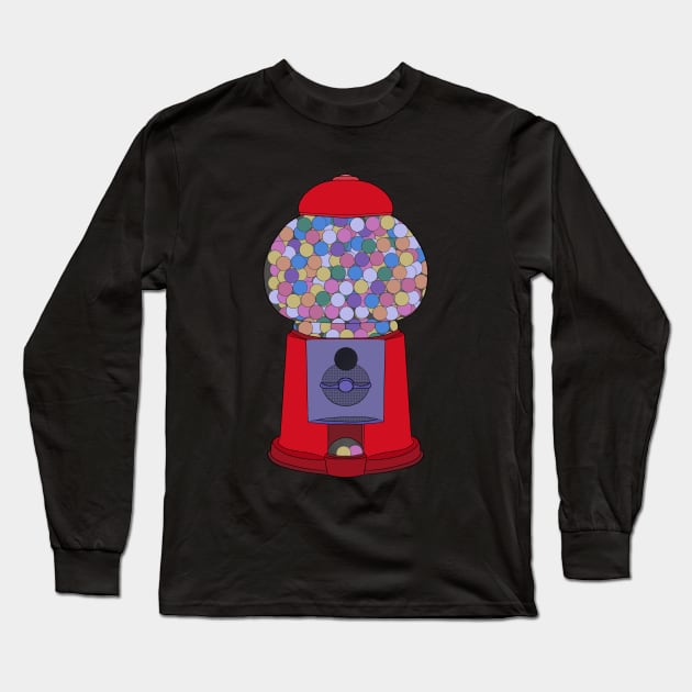 A Candy Gumball Machine Long Sleeve T-Shirt by DiegoCarvalho